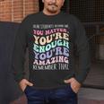 Teacher Dear Students Behind Me 1st Day Of School On Back Men's Long Sleeve T-Shirt, funny design