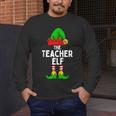 Teacher Elf Matching Family Christmas Women Men Men's Long Sleeve T-Shirt, funny design Teacher Elf Matching Family Christmas Women Men Men's Long Sleeve T-Shirt, funny design