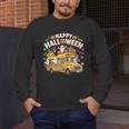 Teacher Halloween School Bus Driver Cute Ghost Witch Party Men's Long Sleeve T-Shirt, funny design Teacher Halloween School Bus Driver Cute Ghost Witch Party Men's Long Sleeve T-Shirt, funny design