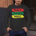 Teacher Magic Black History Month Educator For Men Women Men's Long Sleeve T-Shirt, funny design