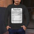 Teacher Nutrition Facts Teachers Nutritional Fact Men's Long Sleeve T-Shirt, funny design Teacher Nutrition Facts Teachers Nutritional Fact Men's Long Sleeve T-Shirt, funny design