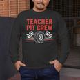Teacher Pit Crew Race Car Driver Costume Men Women Kids Men's Long Sleeve T-Shirt, funny design