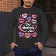 Teacher Positive Affirmations Candy Heart Valentine's Day Men's Long Sleeve T-Shirt, funny design Teacher Positive Affirmations Candy Heart Valentine's Day Men's Long Sleeve T-Shirt, funny design