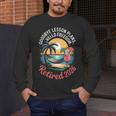 Teacher Retirement Shirts 2026 Goodbye Lesson Hello Freedom Men's Long Sleeve T-Shirt, funny design Teacher Retirement Shirts 2026 Goodbye Lesson Hello Freedom Men's Long Sleeve T-Shirt, funny design