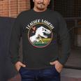 Teacher-Saurus Dinosaur Teacher Design T-Rex Design Men's Long Sleeve T-Shirt, funny design
