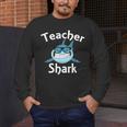 Teacher Shark Teacher For Men Women Men's Long Sleeve T-Shirt, funny design
