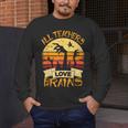 Teacher Shirt All Teachers Love Brains Halloween Men Women Men's Long Sleeve T-Shirt, funny design