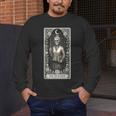 The Teacher Skeleton Tarot Card Men's Long Sleeve T-Shirt, funny design The Teacher Skeleton Tarot Card Men's Long Sleeve T-Shirt, funny design