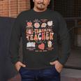 Teacher Thanksgiving Shirt Women One Thankful Teacher Fall Men's Long Sleeve T-Shirt, funny design