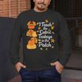 Teacher Thanksgiving I Teach The Cutest Turkeys In The Patch Men's Long Sleeve T-Shirt, funny design