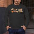 Teacher Thanksgiving Women Autumn Fall Halloween Pumpkin Tee Men's Long Sleeve T-Shirt, funny design Teacher Thanksgiving Women Autumn Fall Halloween Pumpkin Tee Men's Long Sleeve T-Shirt, funny design