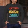 Teacher Voice Teacherlife Primary School Teacher Men's Long Sleeve T-Shirt, funny design Teacher Voice Teacherlife Primary School Teacher Men's Long Sleeve T-Shirt, funny design