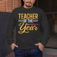 Teacher Of The Year Men Women Teachers Men's Long Sleeve T-Shirt, funny design Teacher Of The Year Men Women Teachers Men's Long Sleeve T-Shirt, funny design