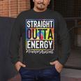 Teacher's Assistant Straight Outta Energy Teaching Tie Dye For Men Women Men's Long Sleeve T-Shirt, funny design Teacher's Assistant Straight Outta Energy Teaching Tie Dye For Men Women Men's Long Sleeve T-Shirt, funny design