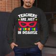 Teachers Are Just Superheroes In Disguise School Men's Long Sleeve T-Shirt, funny design Teachers Are Just Superheroes In Disguise School Men's Long Sleeve T-Shirt, funny design