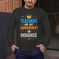 Teachers Are JUST Superheroes Fun School Men's Long Sleeve T-Shirt, funny design Teachers Are JUST Superheroes Fun School Men's Long Sleeve T-Shirt, funny design