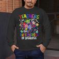 Teachers Are Superheroes Back To School Men's Long Sleeve T-Shirt, funny design Teachers Are Superheroes Back To School Men's Long Sleeve T-Shirt, funny design