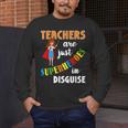Teachers Are Superheroes Graduation School Teachers Men's Long Sleeve T-Shirt, funny design Teachers Are Superheroes Graduation School Teachers Men's Long Sleeve T-Shirt, funny design
