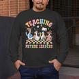 Teaching Future Leaders Teacher Back To School Cute Goose Men's Long Sleeve T-Shirt, funny design Teaching Future Leaders Teacher Back To School Cute Goose Men's Long Sleeve T-Shirt, funny design