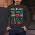 Teaching In My Veins Jesus In My Heart God Christian Teacher Men's Long Sleeve T-Shirt, funny design Teaching In My Veins Jesus In My Heart God Christian Teacher Men's Long Sleeve T-Shirt, funny design