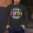Team Fifth Grade Teacher Back To School 5th Grade Squad Kids Men's Long Sleeve T-Shirt, funny design Team Fifth Grade Teacher Back To School 5th Grade Squad Kids Men's Long Sleeve T-Shirt, funny design
