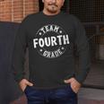 Team Fourth Grade Teacher Student Back To School 4th Grade Men's Long Sleeve T-Shirt, funny design Team Fourth Grade Teacher Student Back To School 4th Grade Men's Long Sleeve T-Shirt, funny design