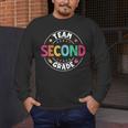 Team Second Grade Teacher Back To School 2nd Grade Squad Men's Long Sleeve T-Shirt, funny design Team Second Grade Teacher Back To School 2nd Grade Squad Men's Long Sleeve T-Shirt, funny design