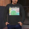 Tell Me About It Speech Language Pathology AAC Sped Teacher Men's Long Sleeve T-Shirt, funny design