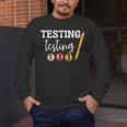 Testing Testing 123 Cute Math Teacher Student Test Day Men Women Girls Kids Men's Long Sleeve T-Shirt, funny design Testing Testing 123 Cute Math Teacher Student Test Day Men Women Girls Kids Men's Long Sleeve T-Shirt, funny design