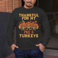 Thankful For My Pre K Turkeys Teacher Thanksgiving Men Women Men's Long Sleeve T-Shirt, funny design Thankful For My Pre K Turkeys Teacher Thanksgiving Men Women Men's Long Sleeve T-Shirt, funny design