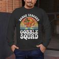 Thanksgiving Dance Teacher Gobble Squad Turkey Men's Long Sleeve T-Shirt, funny design Thanksgiving Dance Teacher Gobble Squad Turkey Men's Long Sleeve T-Shirt, funny design