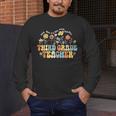 Third 3rd Grade Teacher Appreciation Teaching Wildflowers Men's Long Sleeve T-Shirt, funny design Third 3rd Grade Teacher Appreciation Teaching Wildflowers Men's Long Sleeve T-Shirt, funny design