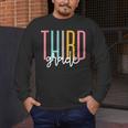 Third Grade Girls Boys Teacher Team 3rd Grade Squad Men's Long Sleeve T-Shirt, funny design