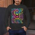 Tie Dye 8th Grade Typography Team Eighth Grade Teacher Men's Long Sleeve T-Shirt, funny design