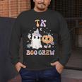 TK Boo Crew Retro Groovy Halloween Floral Ghost TK Teacher Men Women Kids Men's Long Sleeve T-Shirt, funny design TK Boo Crew Retro Groovy Halloween Floral Ghost TK Teacher Men Women Kids Men's Long Sleeve T-Shirt, funny design