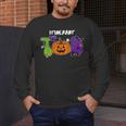 TOD Itinerant Teacher Of The Deaf Halloween ASL Interpreters Men's Long Sleeve T-Shirt, funny design