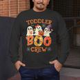 Toddler Boo Crew Halloween Costume For Teacher Kids Men's Long Sleeve T-Shirt, funny design