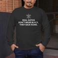 History Teacher Real Goths Sack Rome Men's Long Sleeve T-Shirt, funny design