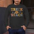 Trick Or Teach Funny School Teacher Halloween Costume Men's Long Sleeve T-Shirt, funny design Trick Or Teach Funny School Teacher Halloween Costume Men's Long Sleeve T-Shirt, funny design