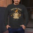 Trick Or Teach Halloween Teacher Men's Long Sleeve T-Shirt, funny design Trick Or Teach Halloween Teacher Men's Long Sleeve T-Shirt, funny design