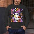 Trick Or Teach Spooky Teacher Ghost Halloween Teacher Men's Long Sleeve T-Shirt, funny design Trick Or Teach Spooky Teacher Ghost Halloween Teacher Men's Long Sleeve T-Shirt, funny design