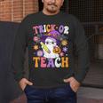 Trick Or Teach Teacher Ghost Teaching Fun Halloween Teacher Men's Long Sleeve T-Shirt, funny design Trick Or Teach Teacher Ghost Teaching Fun Halloween Teacher Men's Long Sleeve T-Shirt, funny design