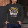 Twinning With My Teacher Bestie Spirit Week Girls Day Kids Men's Long Sleeve T-Shirt, funny design Twinning With My Teacher Bestie Spirit Week Girls Day Kids Men's Long Sleeve T-Shirt, funny design