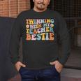 Twinning With My Teacher Bestie Twin Day Matching For Men Women Kids Men's Long Sleeve T-Shirt, funny design Twinning With My Teacher Bestie Twin Day Matching For Men Women Kids Men's Long Sleeve T-Shirt, funny design