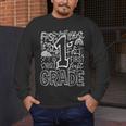 Typography 1st Grade Team Student Teacher Men's Long Sleeve T-Shirt, funny design Typography 1st Grade Team Student Teacher Men's Long Sleeve T-Shirt, funny design