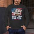 US History Teacher Boston Spilling The Tea Since 1773 Men's Long Sleeve T-Shirt, funny design US History Teacher Boston Spilling The Tea Since 1773 Men's Long Sleeve T-Shirt, funny design