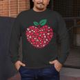 Valentines Day Teacher Hearts Apple Love Teach Women Men Men's Long Sleeve T-Shirt, funny design Valentines Day Teacher Hearts Apple Love Teach Women Men Men's Long Sleeve T-Shirt, funny design