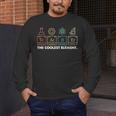 Vintage The Coolest Element Periodic Table Chemist Teacher Men's Long Sleeve T-Shirt, funny design