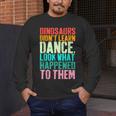 Vintage Dinosaurs Didn't Learn Dance Dance Teacher Men's Long Sleeve T-Shirt, funny design Vintage Dinosaurs Didn't Learn Dance Dance Teacher Men's Long Sleeve T-Shirt, funny design