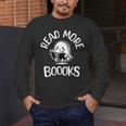 Vintage Halloween Teacher Women Reading Read More Books Men's Long Sleeve T-Shirt, funny design Vintage Halloween Teacher Women Reading Read More Books Men's Long Sleeve T-Shirt, funny design